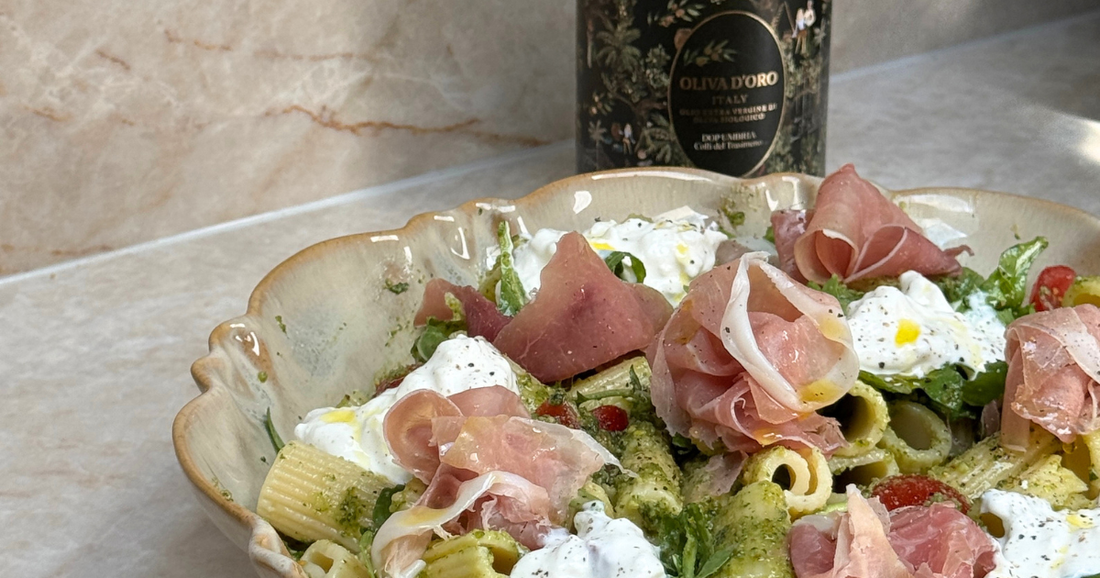 Pastasalade met verse pesto