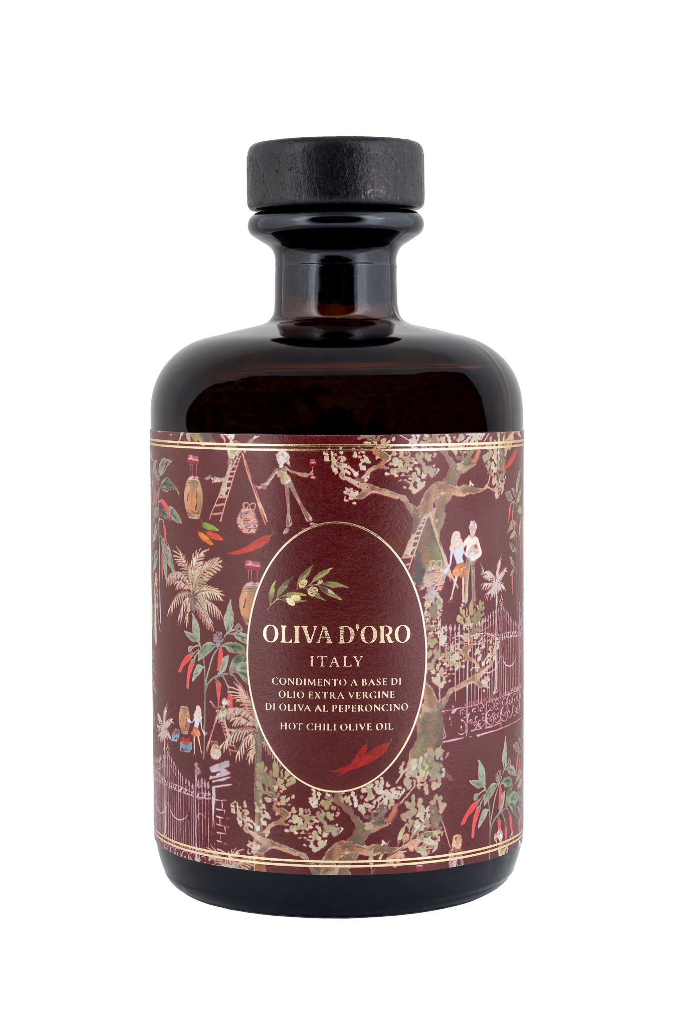 Peperoncino olijfolie uit Italië - 500ml - Oliva d'Oro